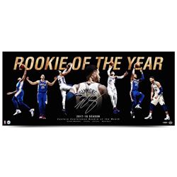Ben Simmons Signed Philadelphia 76ers "Rookie Of The Year" 15x36 Photo (UDA COA)