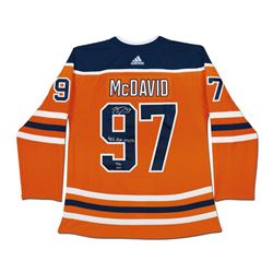 Connor McDavid Signed Edmonton Oilers Limited Edition Jersey Inscribed "41 G, 67 A, 108 Pts" (UDA CO