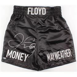 Floyd Mayweather Jr. Signed "Money Mayweather" Boxing Trunks (Beckett COA)