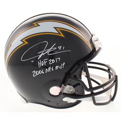 LaDainian Tomlinson Signed Los Angeles Chargers Throwback Full-Size Authentic On-Field Helmet Inscri