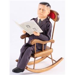 Vintage John F. Kennedy LE Kamar Doll with Rocking Chair (Kamar LOA)
