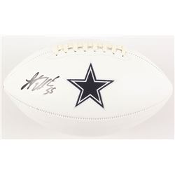 Leighton Vander Esch Signed Dallas Cowboys Logo Football (Radtke COA)