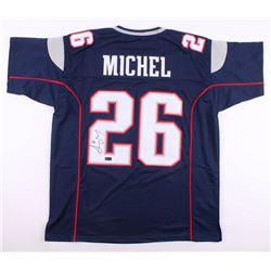 Sony Michel Signed New England Patriots Jersey (Radtke COA)