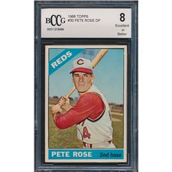 1966 Topps #30 Pete Rose DP (BCCG 8)