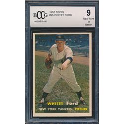 1957 Topps #25 Whitey Ford (BCCG 9)