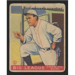 1933 Goudey #188 Rogers Hornsby RC