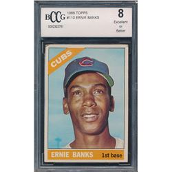 1966 Topps #110 Ernie Banks (BCCG 8)