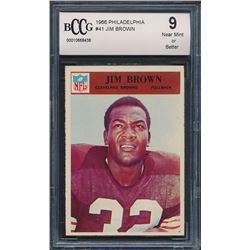 1966 Philadelphia #41 Jim Brown (BCCG 9)