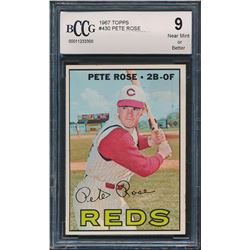 1967 Topps #430 Pete Rose (BCCG 9)