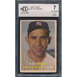 1957 Topps #2 Yogi Berra (BCCG 7)