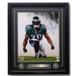 Brian Dawkins Signed Philadelphia Eagles 22x27 Custom Framed Photo Display (JSA COA)