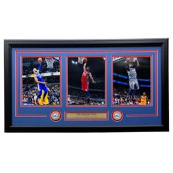 Ben Simmons, Joel Embiid  Jimmy Butler Philadelphia 76ers 18x35 Custom Framed Photo Display