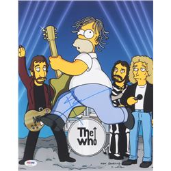 Pete Townshend Signed "The Simpsons" 11x14 Photo (PSA COA)