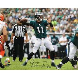 Carson Wentz Signed Philadelphia Eagles 16x20 Photo Inscribed "AO1" (JSA COA)