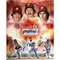Pete Rose, Mike Schmidt  Steve Carlton Signed Philadelphia Phillies 16x20 Photo (Fanatics  MLB Holog