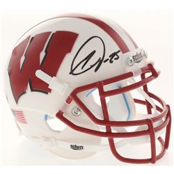 Melvin Gordon Signed Wisconsin Badgers Mini Helmet (Radtke COA)