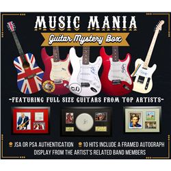 Music Mania Guitar Mystery Box Series 1 - Featuring Full Size Guitars From Top Artists!