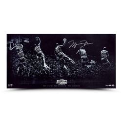 Michael Jordan Signed Chicago Bulls "Kiss the Rim" 18x36 Limited Edition Photo (UDA COA)