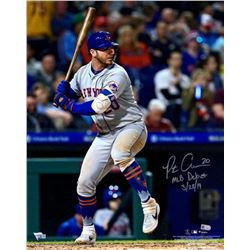 Pete Alonso Signed New York Mets 16x20 Photo Inscribed "MLB Debut 3/28/19" (Fanatics Hologram)