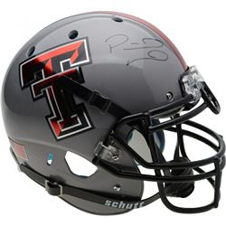 Patrick Mahomes Signed Texas Tech Red Raiders Full-Size Authentic On-Field Helmet (Fanatics Hologram