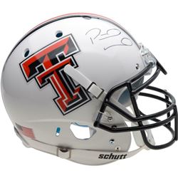 Patrick Mahomes Signed Texas Tech Red Raiders Full-Size Authentic On-Field Helmet (Fanatics Hologram