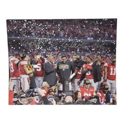 Ezekiel Elliott Signed Ohio State Buckeyes 16x20 Photo (JSA Hologram)