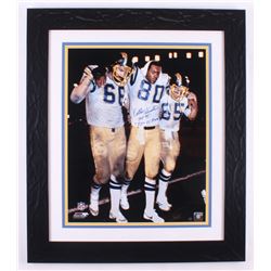 Kellen Winslow Signed San Diego Chargers 24x28 Custom Framed Photo Display Inscribed "HOF 95"  "Epic