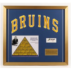 John Wooden Signed "The Pyramid of Success" 22x24 Custom Framed Cut Display (PSA COA)