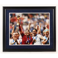 Hope Solo Signed LE Team USA 22x26 Custom Framed Photo Display with Multiple Inscriptions (Steiner C