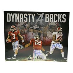 Eddie Lacy, Mark Ingram  Trent Richardson Signed Alabama Crimson Tide 16x20 Photo (JSA Hologram)