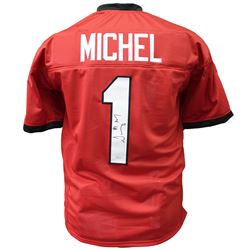 Sony Michel Signed Georgia Bulldogs Jersey (JSA Hologram)