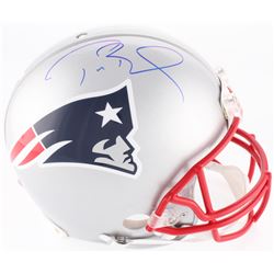 Tom Brady Signed New England Patriots Full-Size Authentic On-Field Helmet (Tristar Hologram)