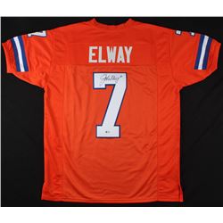 John Elway Signed Denver Broncos Jersey (Beckett COA)