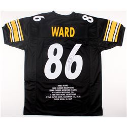 Hines Ward Signed Pittsburgh Steelers Career Highlight Stat Jersey (JSA COA)