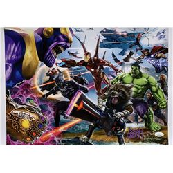 Greg Horn Signed "Avengers: Infinity War" 13x19 Lithograph (JSA COA)