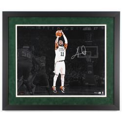 Kyrie Irving Signed Boston Celtics 22x26 Custom Framed Photo (Steiner COA  Panini COA)