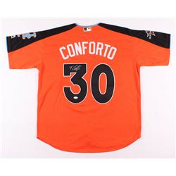 Michael Conforto Signed 2017 All-Star Game Batting Practice Jersey (JSA Hologram)