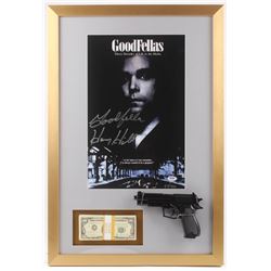 Henry Hill Signed LE "Goodfellas" 19x28 Custom Framed Photo Display with Replica Gun  Prop Money (PS