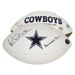 Michael Irvin Signed Dallas Cowboys Logo Football Inscribed "America's Team" (Prova Hologram)