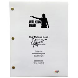 Andrew Lincoln Signed "The Walking Dead" Episode Script (PSA COA)