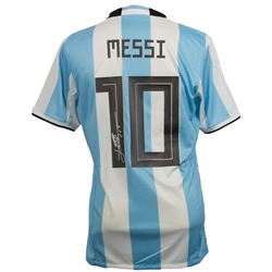 Lionel Messi Signed Nike Argentina Jersey Inscribed "Leo" (Messi COA)