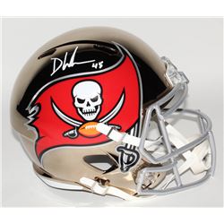 Devin White Signed Tampa Bay Buccaneers Full-Size Chrome Speed Helmet (Beckett COA)
