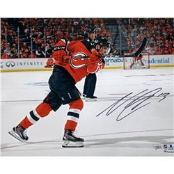 Nico Hischier Signed New Jersey Devils 16x20 Photo (Fanatics Hologram)