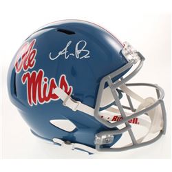 A.J. Brown Signed Ole Miss Rebels Full-Size Speed Helmet (Radtke COA)