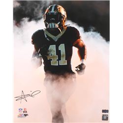 Alvin Kamara Signed New Orleans Saints 16x20 Photo (Radtke COA)