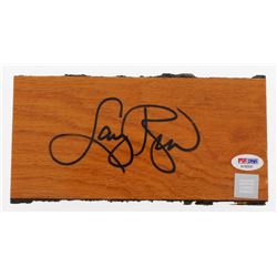Larry Bird Signed Boston Celtics Boston Garden Parquet 4x8
