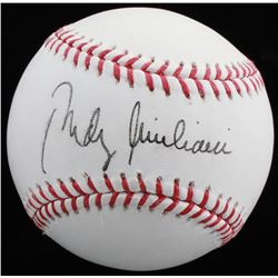 Rudy Giuliani Signed OML Baseball (PSA COA)