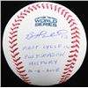 Image 1 : Brock Holt Signed Official 2018 World Series Baseball Inscribed "First Cycle In Postseason History" 