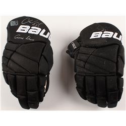 Chris Kelly Signed Pair of Game-Used Hockey Gloves (Kelly COA)