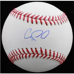 Carlos Correa Signed OML Baseball (JSA COA)